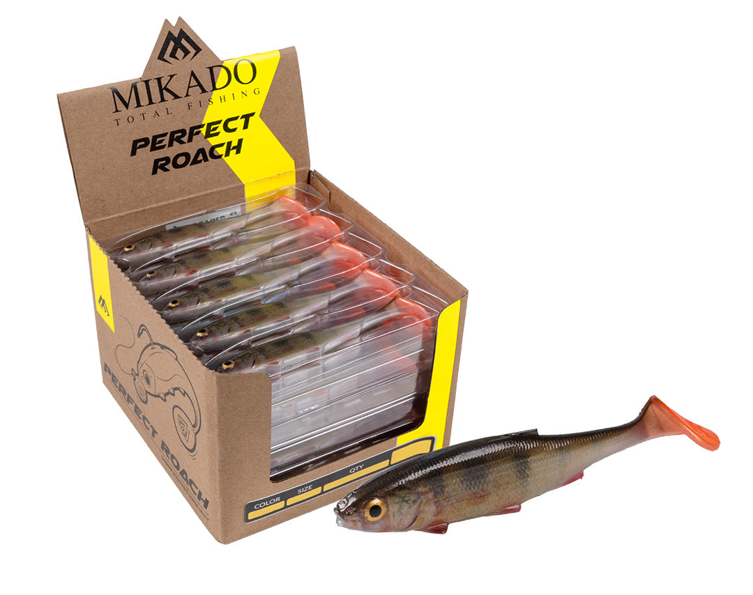 Mikado Köder - Perfect Roach 10cm/3D Perch- Bulk - 25 Stk.