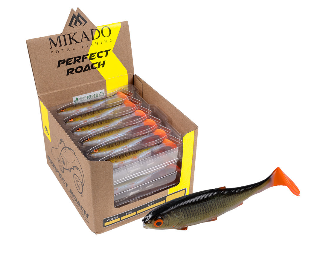 Mikado Köder - Perfect Roach 8.5cm/3D Rudd- Bulk - 36 Stk.