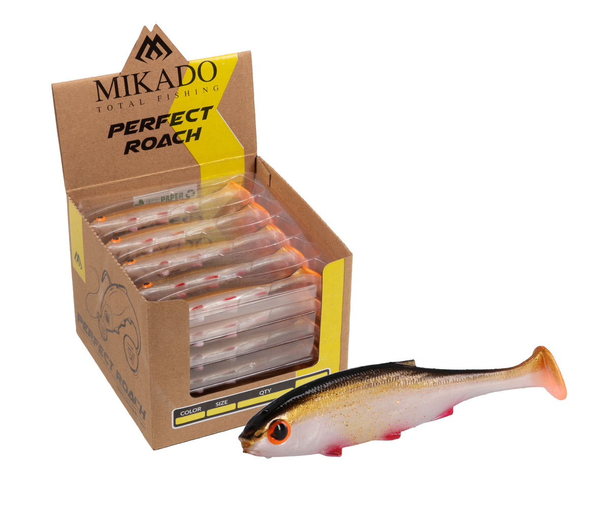 Mikado Köder - Perfect Roach 13cm/RUDD  - Bulk - 25 Stk.