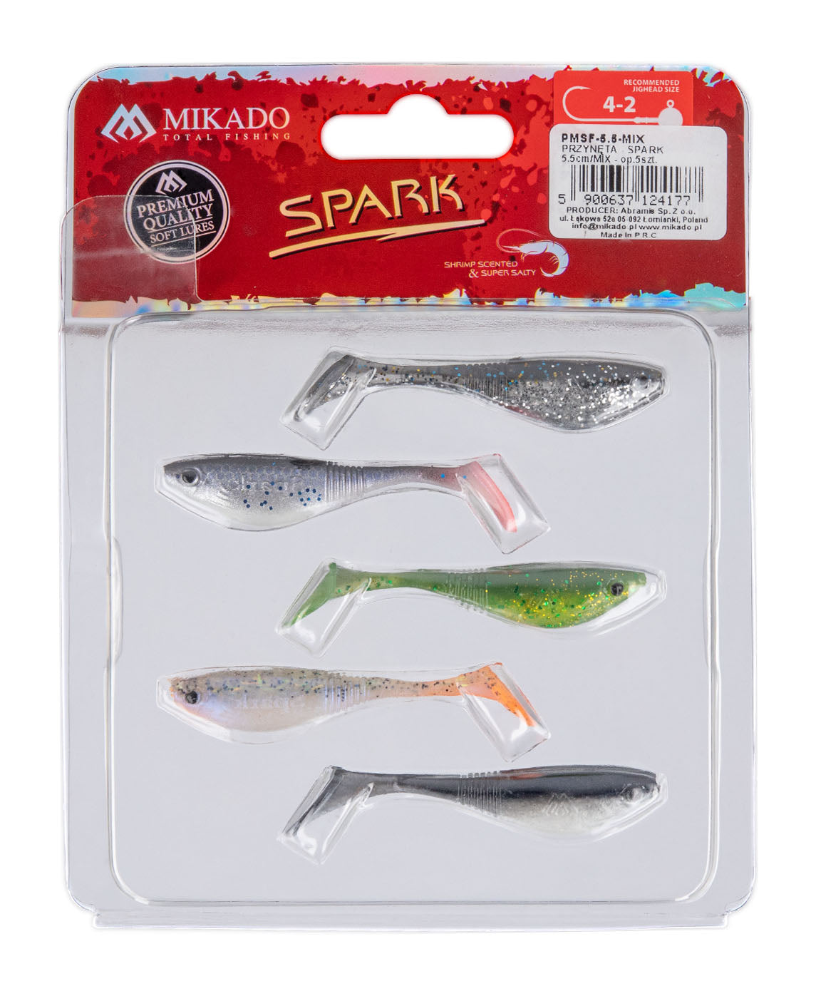 Mikado Köder - Spark 5.5cm/MIX - 5 Stk.