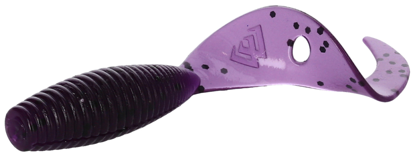 Mikado Köder - Twister 64mm/ Grape - 6 Stk.