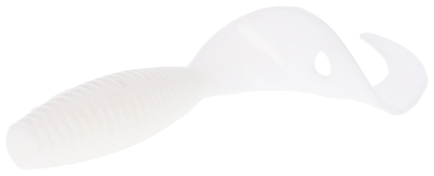 Mikado Köder - Twister 64mm/ White - 6 Stk.