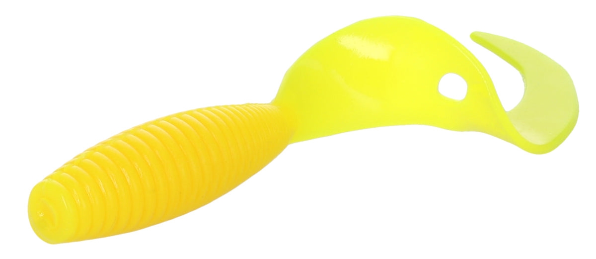 Mikado Köder - Twister 64mm/ Yellow - 6 Stk.