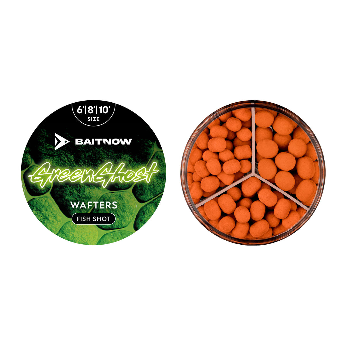 Mikado Wafters Method Feeder - Green Ghost Grösse 6/8/10 24g - Packung 1 stk.