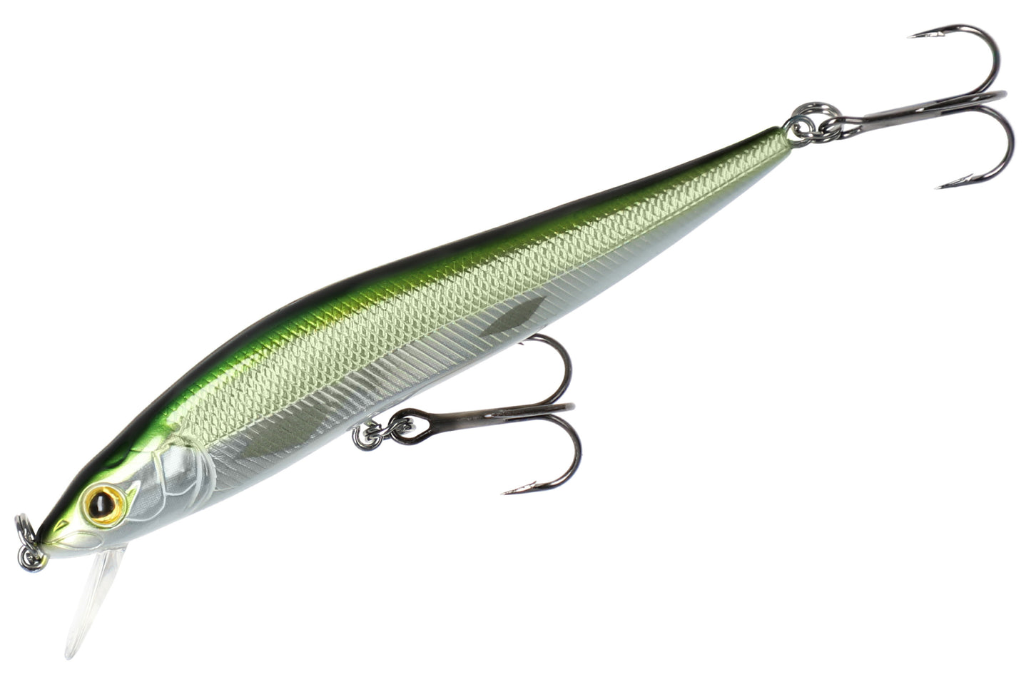 Mikado Wobbler Fishunter Ghost - 12cm/OLIVE Bleak - Neutral - 1 Stk.