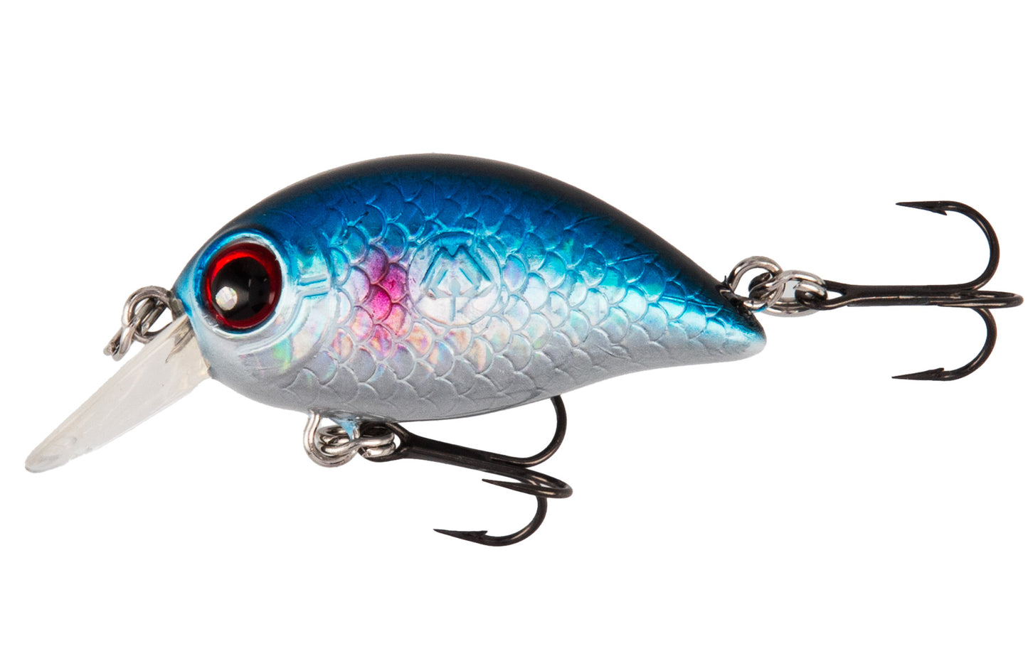 Mikado Wobbler Shimmy - 34mm/3.0g/BLUE Roach - Schwimmend - 1 Stk.