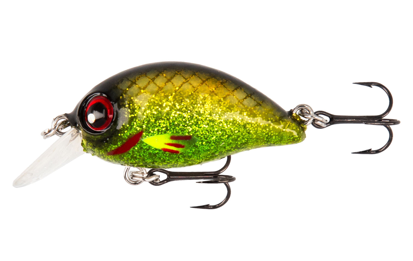 Mikado Wobbler Shimmy - 34mm/3.0g/GREEN Olive Flash - Schwimmend - 1 Stk.