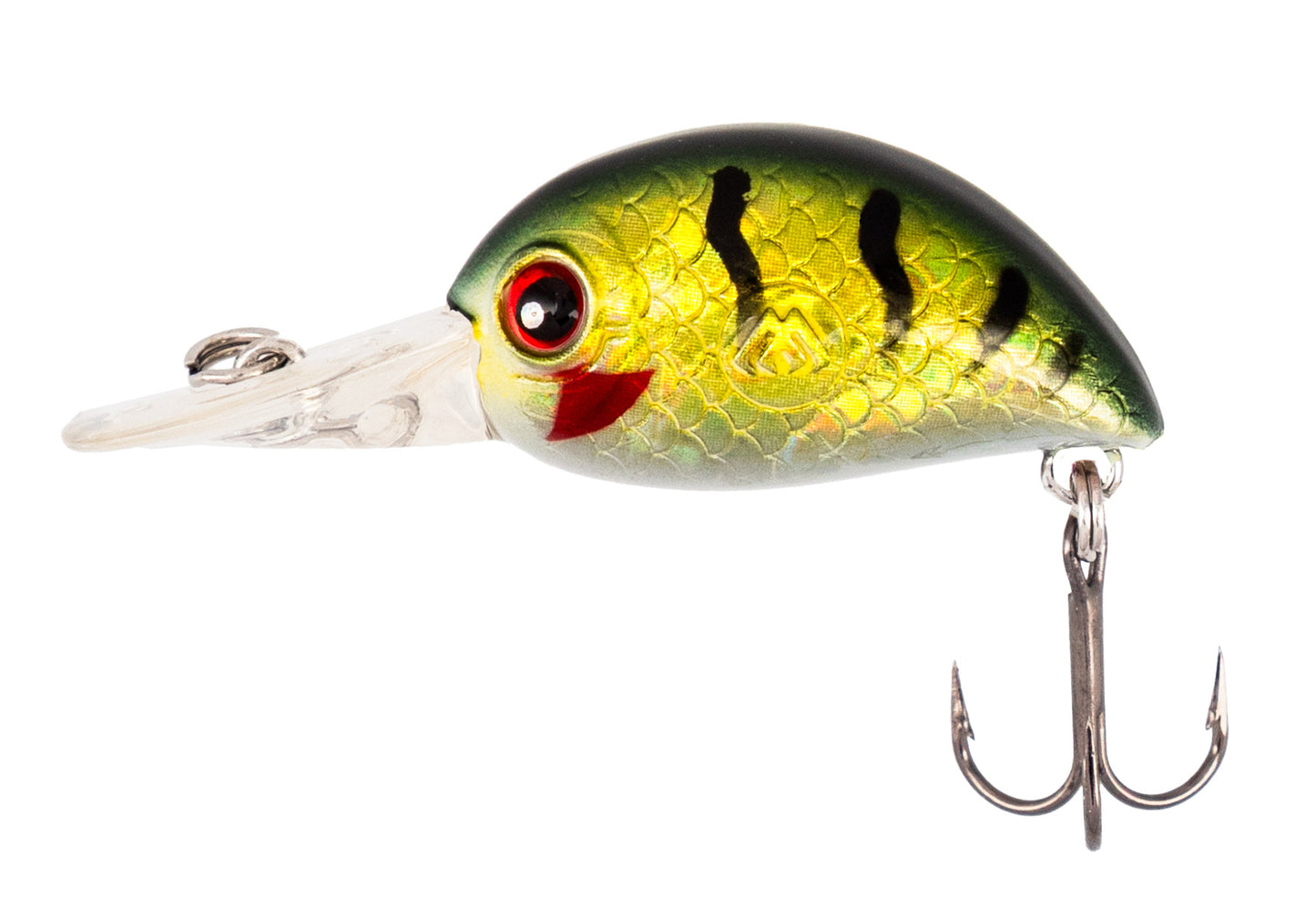 Mikado Wobbler Shimmy Dr - 30mm/3.3g/GREEN Perch - Schwimmend - 1 Stk.