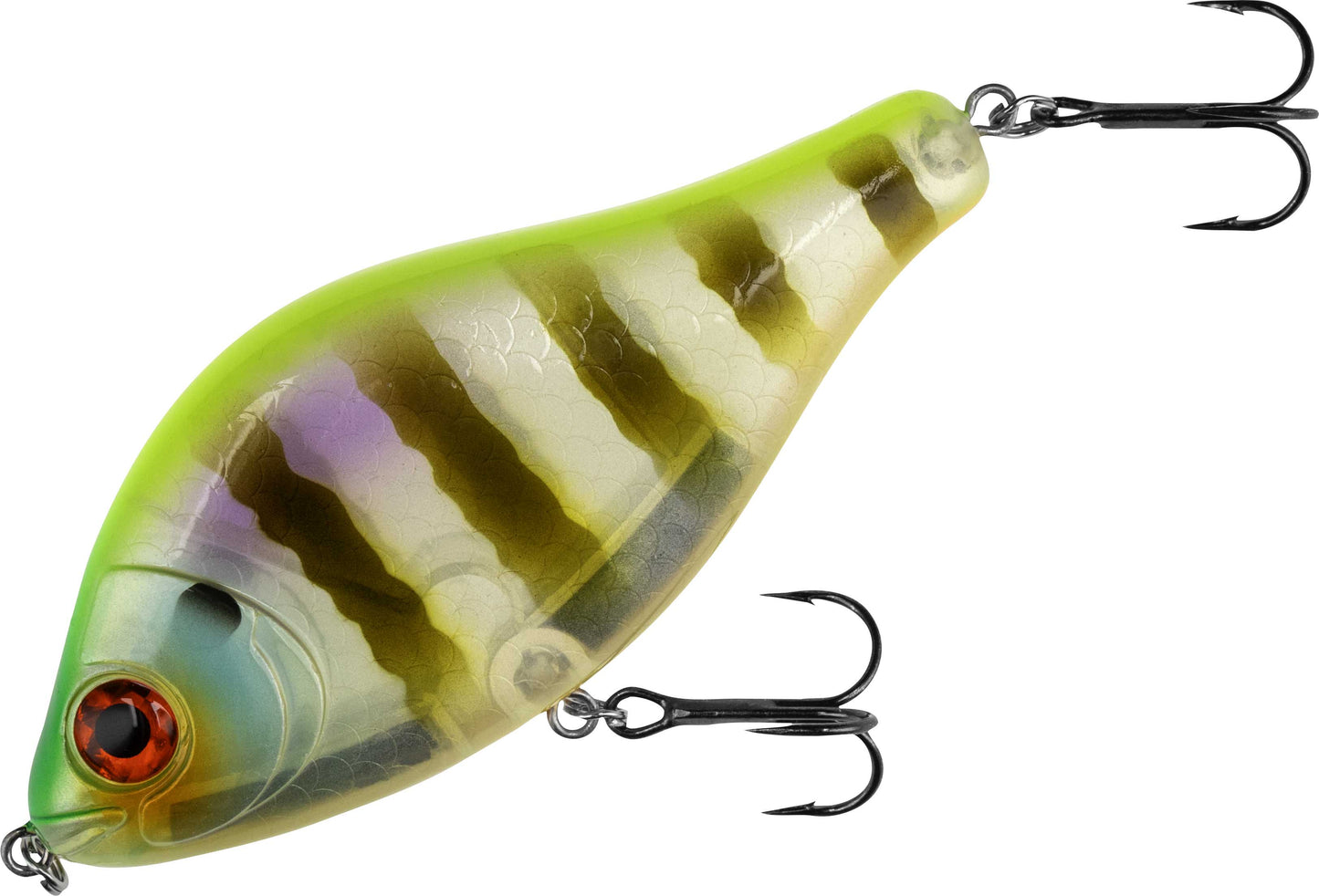 Mikado Wobbler - Mft Jerk - 10cm / Chartreuse Bluegill Sinkend - 1 Stk.