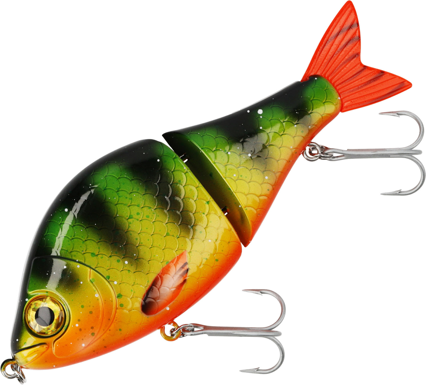 Mikado Wobbler - Mft Swimbait - 7cm / Hot Perch Langsam Sinkend - 1 Stk.