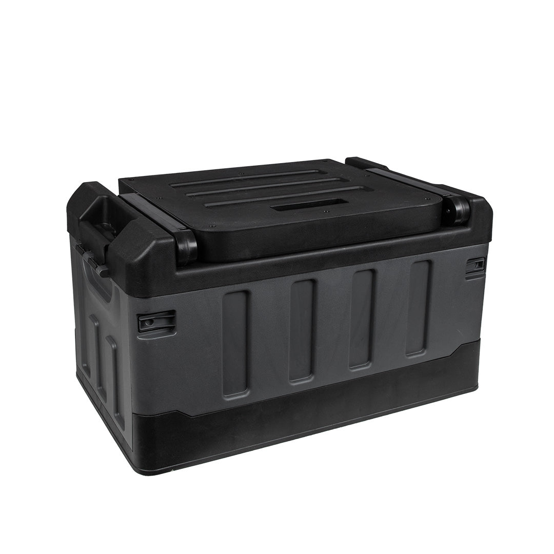 Mikado Box - Klappbar Mit Sitz (60x36x32.5cm) - Grau-Schwarz - 1 Stk.