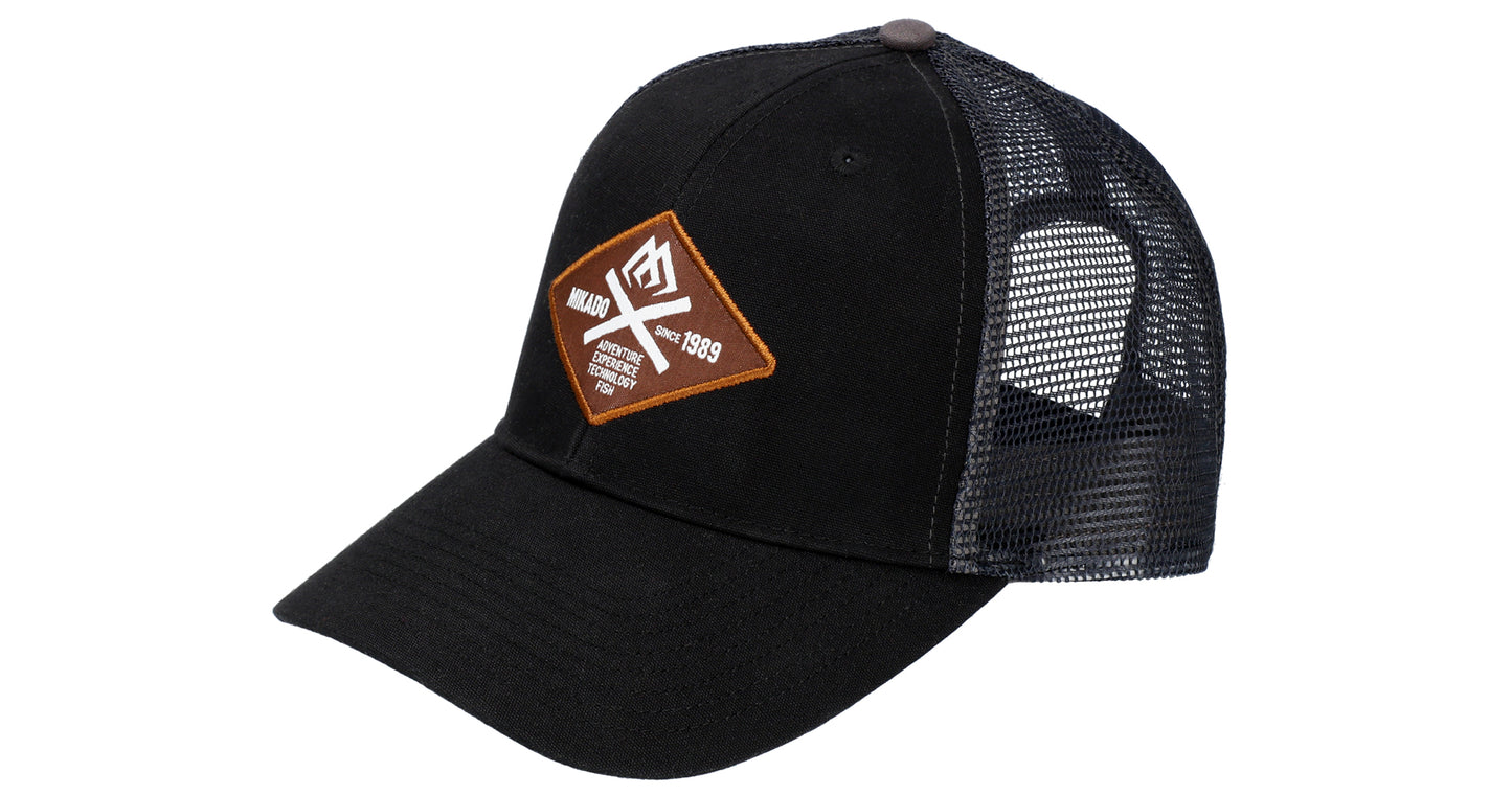 Mikado Baseball Kappe - Trucker - Mikado Adventure - Schwarz - 1 Stk.