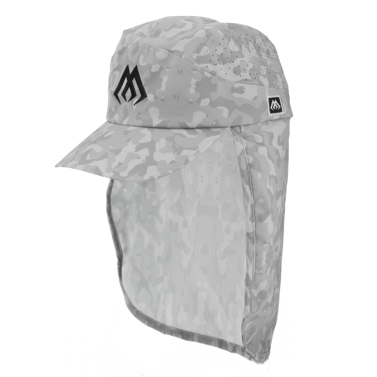 Mikado Baseballcap - Sunshield Mit Nackenschutz - Grau Camo - 1 Stk.