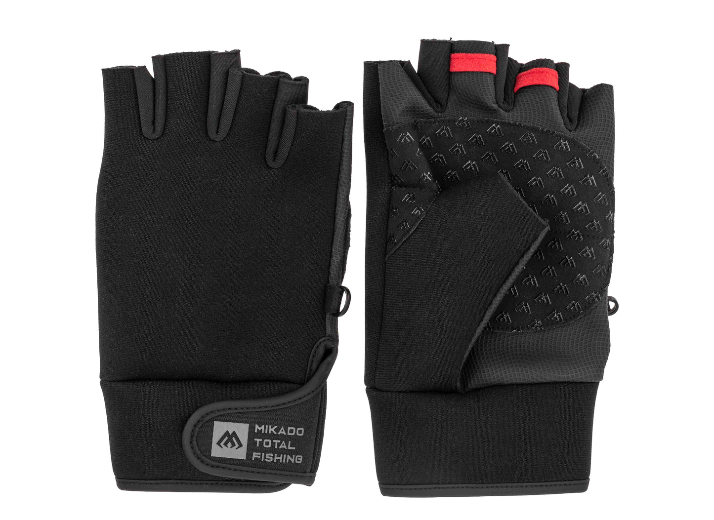 Mikado Handschuhe - Neopren Fingerlos Größe L - Schwarz - 1 Set