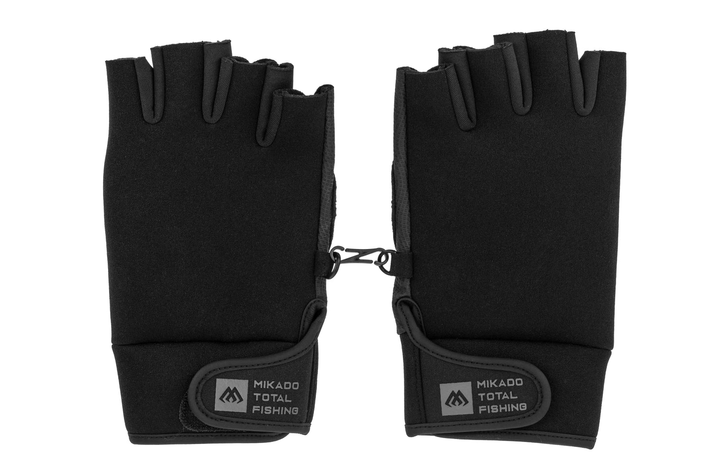 Mikado Handschuhe - Neopren Fingerlos Größe M - Schwarz - 1 Set