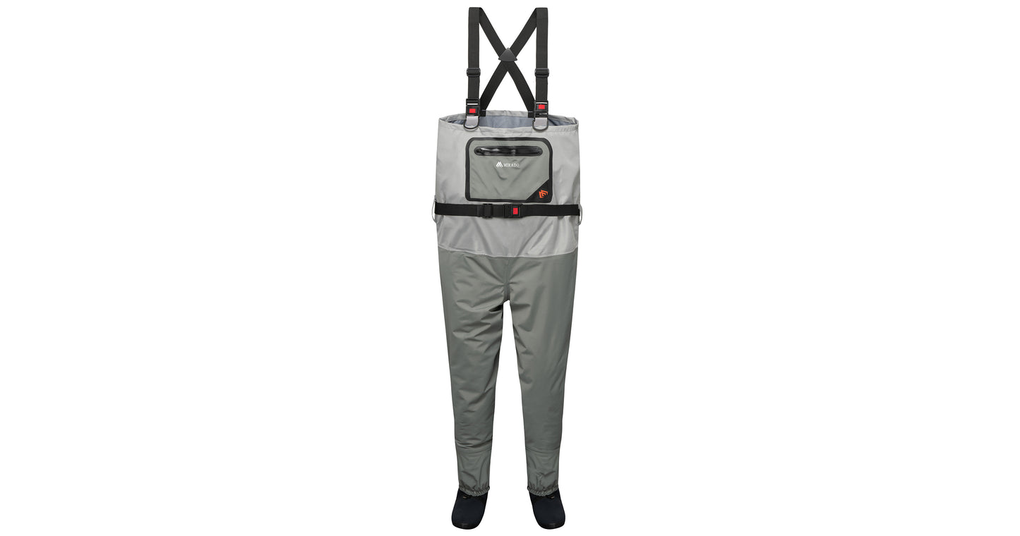 Mikado Wathosen - Atmungsaktiv Mit Neopren-Socken - Größe M - 1 Satz