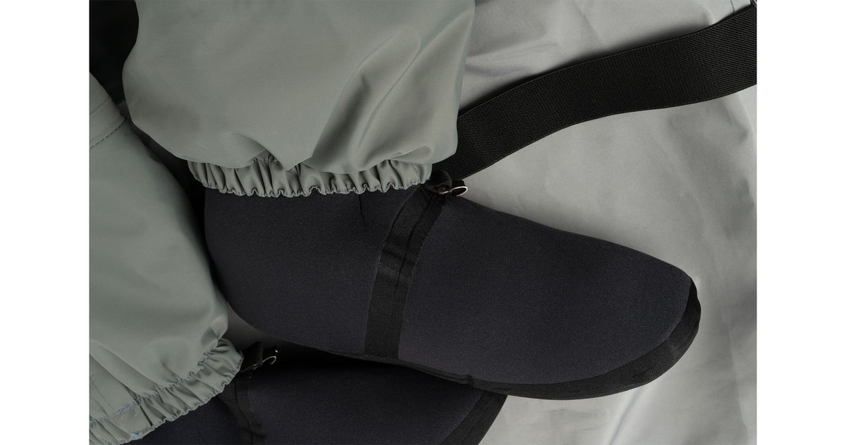 Mikado Wathosen - Atmungsaktiv Mit Neopren-Socken - Größe L - 1 Satz