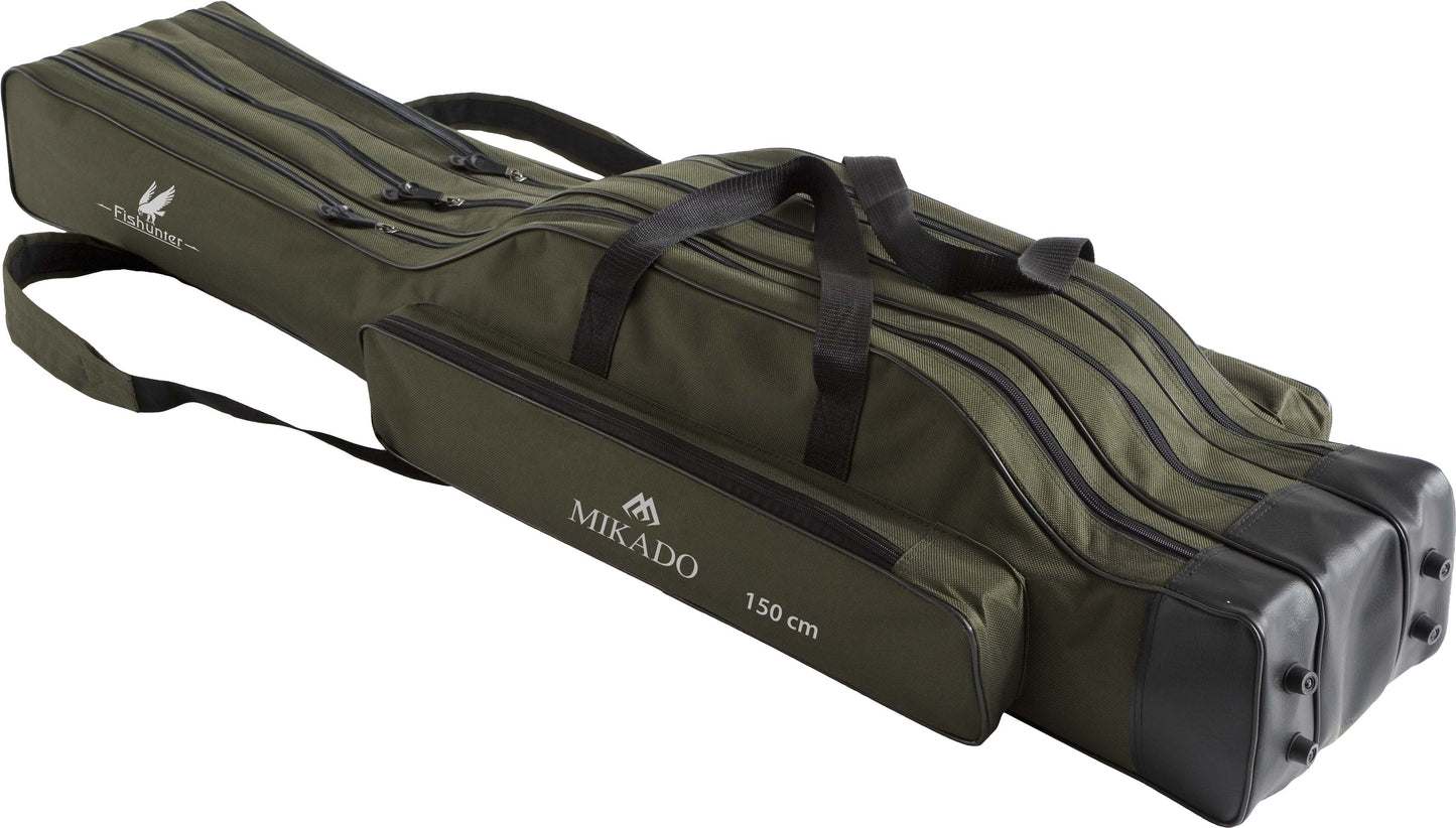 Mikado Rutenfutteral - 3 Fächer 120cm Versteift - Grün - 1 Stk.