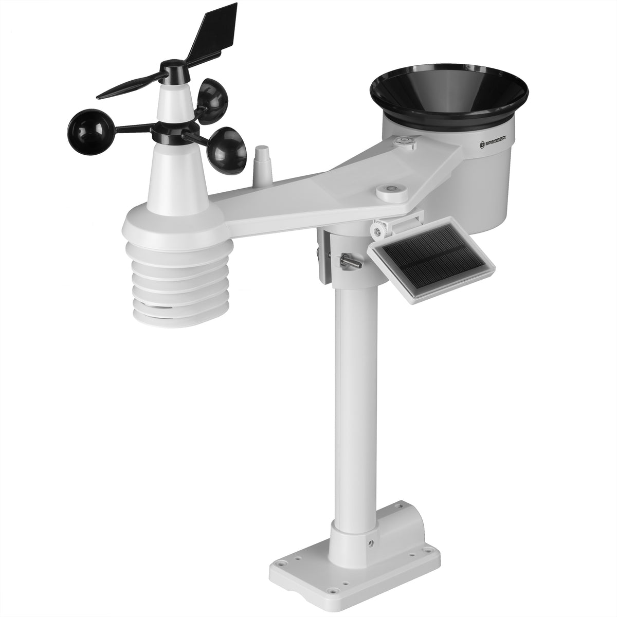 BRESSER Profi WLAN-Wetterstation 7-in-1 mit Lichtintensität- und UV-Messung