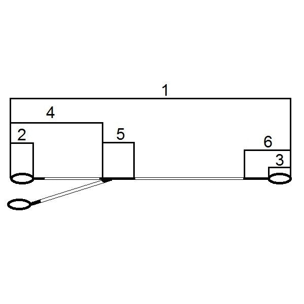 Compoundkabel - Sonderanfertigung Yoke Split Kabel II