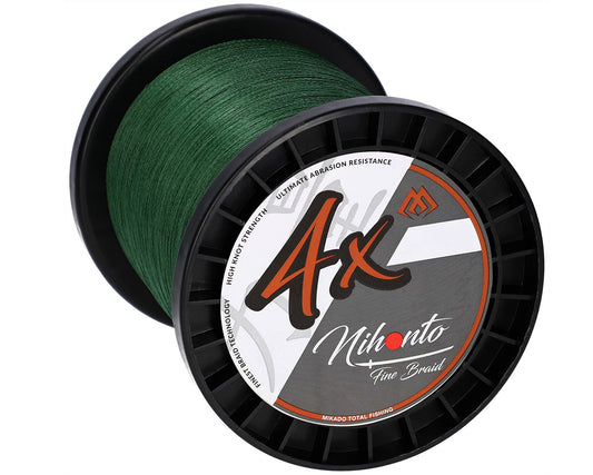 Mikado Geflochtene Schnüre - Nihonto Fine Braid - 0.40mm/34.9kg/900m - Grün - 1 Spule