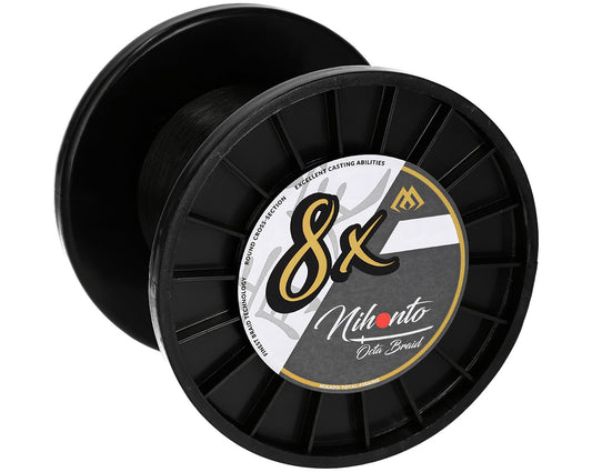 Mikado Geflochtene Schnüre - Nihonto Octa Braid - 0.45mm/44.5kg/900m - Schwarz - 1 Spule