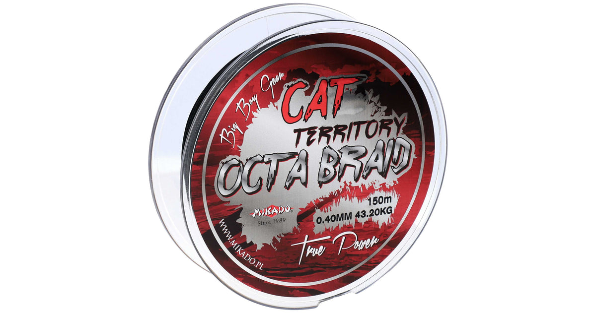 Mikado Geflochtene Schnüre - Cat Territory Octa Braid - 0.50mm/53.3kg/150m - Grün - 1 Spule