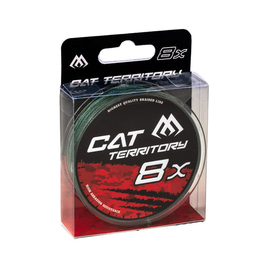 Mikado Geflochtene Schnüre - Cat Territory Octa Braid - 1.20mm/153kg/30m - Grün - 1 Spule