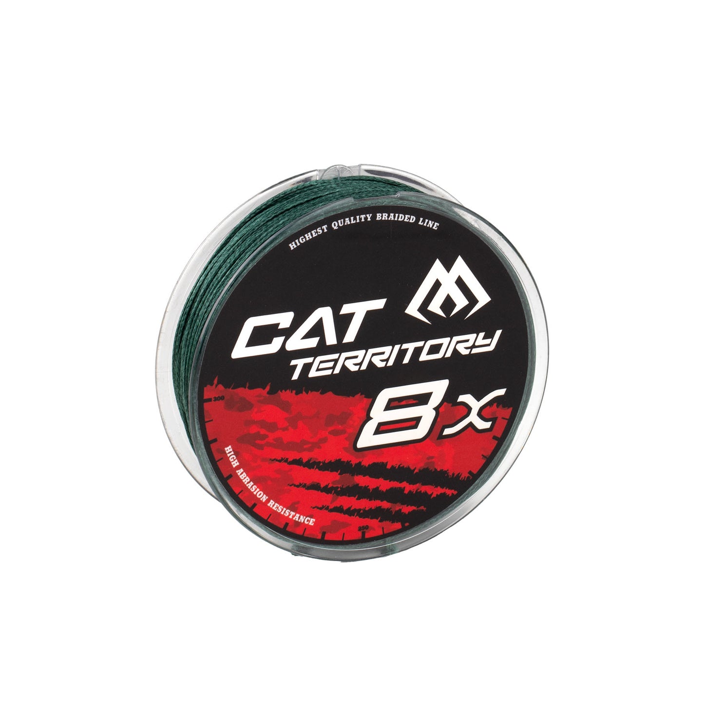Mikado Geflochtene Schnüre - Cat Territory Octa Braid - 1.20mm/153kg/30m - Grün - 1 Spule