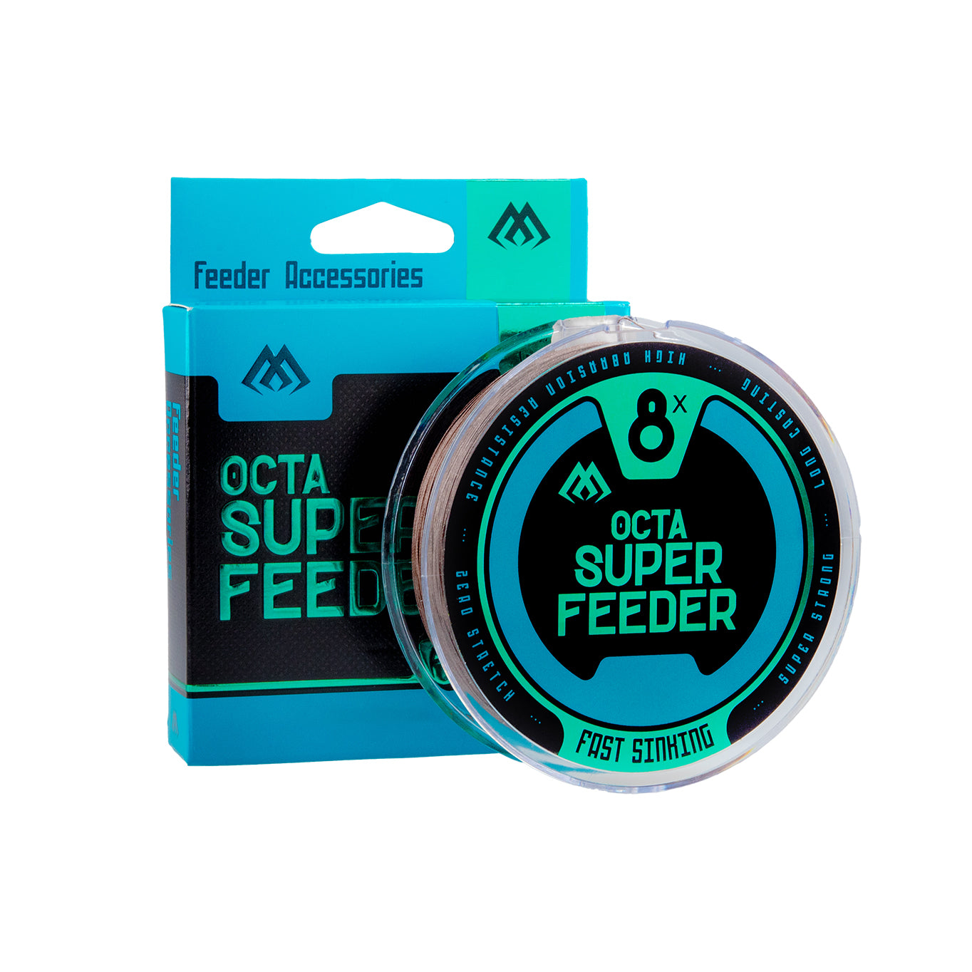 Mikado Geflochtene Schnüre -  Octa Super Feeder - Sinking - 0.08mm/6.10kg/150m - 1 Spule.