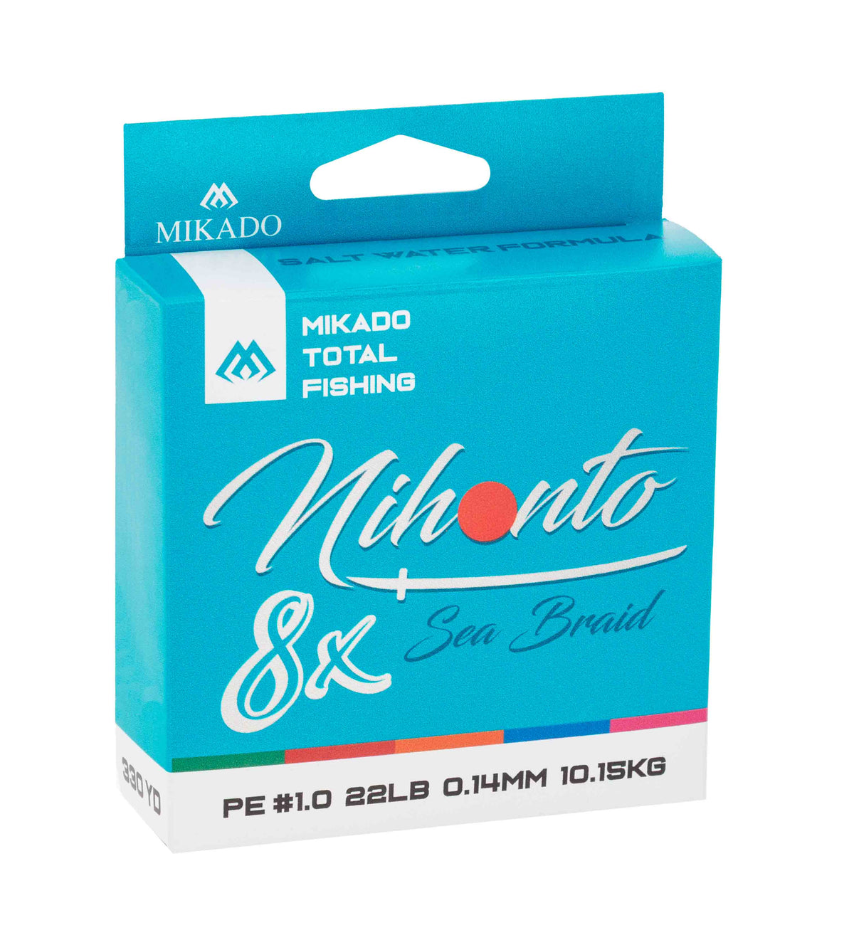 Mikado Geflochtene Schnüre - Nihonto Sea Braid - 0.14mm/10.15kg/150m - Mehrfarbig - 1 Spule