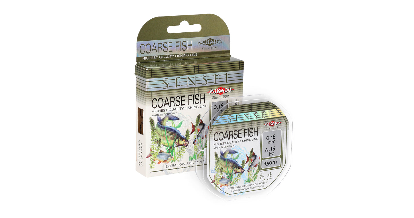 Mikado Schnur - Sensei Coarse Fish - 0.30mm/11.20kg/150m - 1 Spule