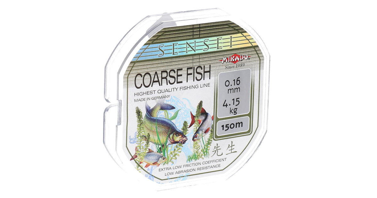 Mikado Schnur - Sensei Coarse Fish - 0.22mm/6.50kg/150m - 1 Spule