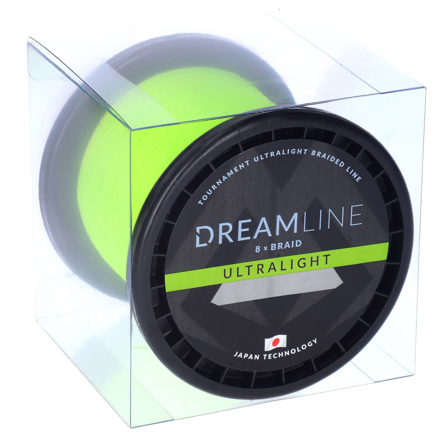 Mikado Geflochtene Schnüre - Dreamline Ultralight - 0.058mm/4.43kg/2100m - Fluo Grün - 1 Spule