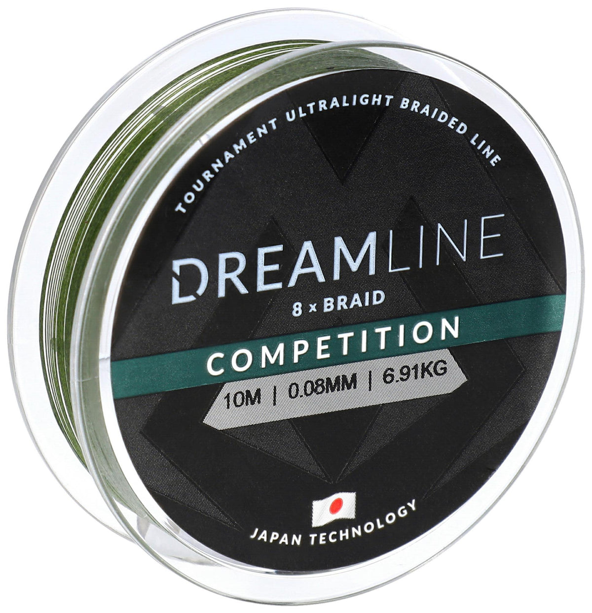 Mikado Geflochtene Schnüre - Dreamline Competition - 0.14mm/12.98kg/10m - Grün - 1 Spule