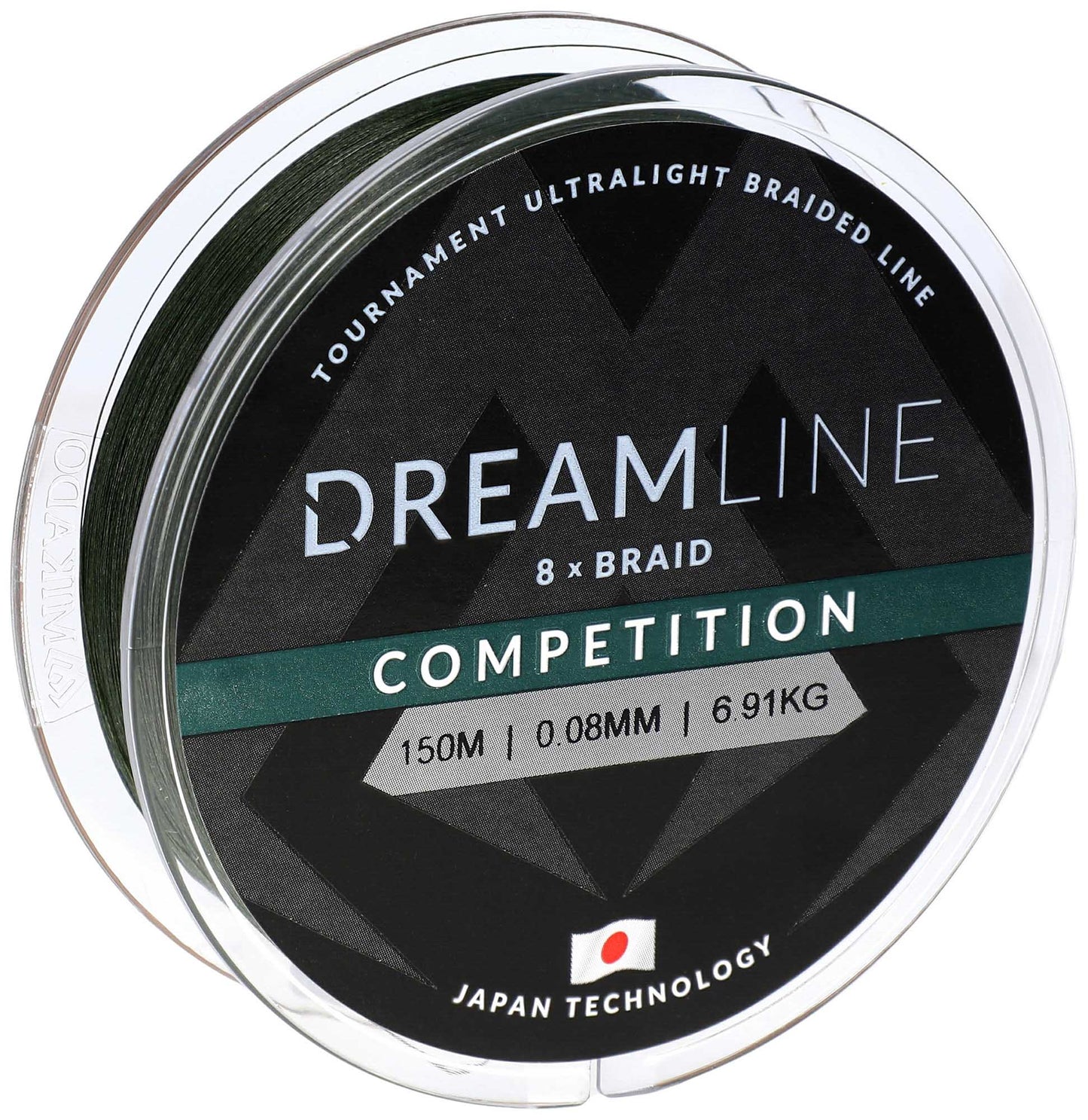 Mikado Geflochtene Schnüre - Dreamline Competition - 0.16mm/15.54kg/150m - Grün - 1 Spule