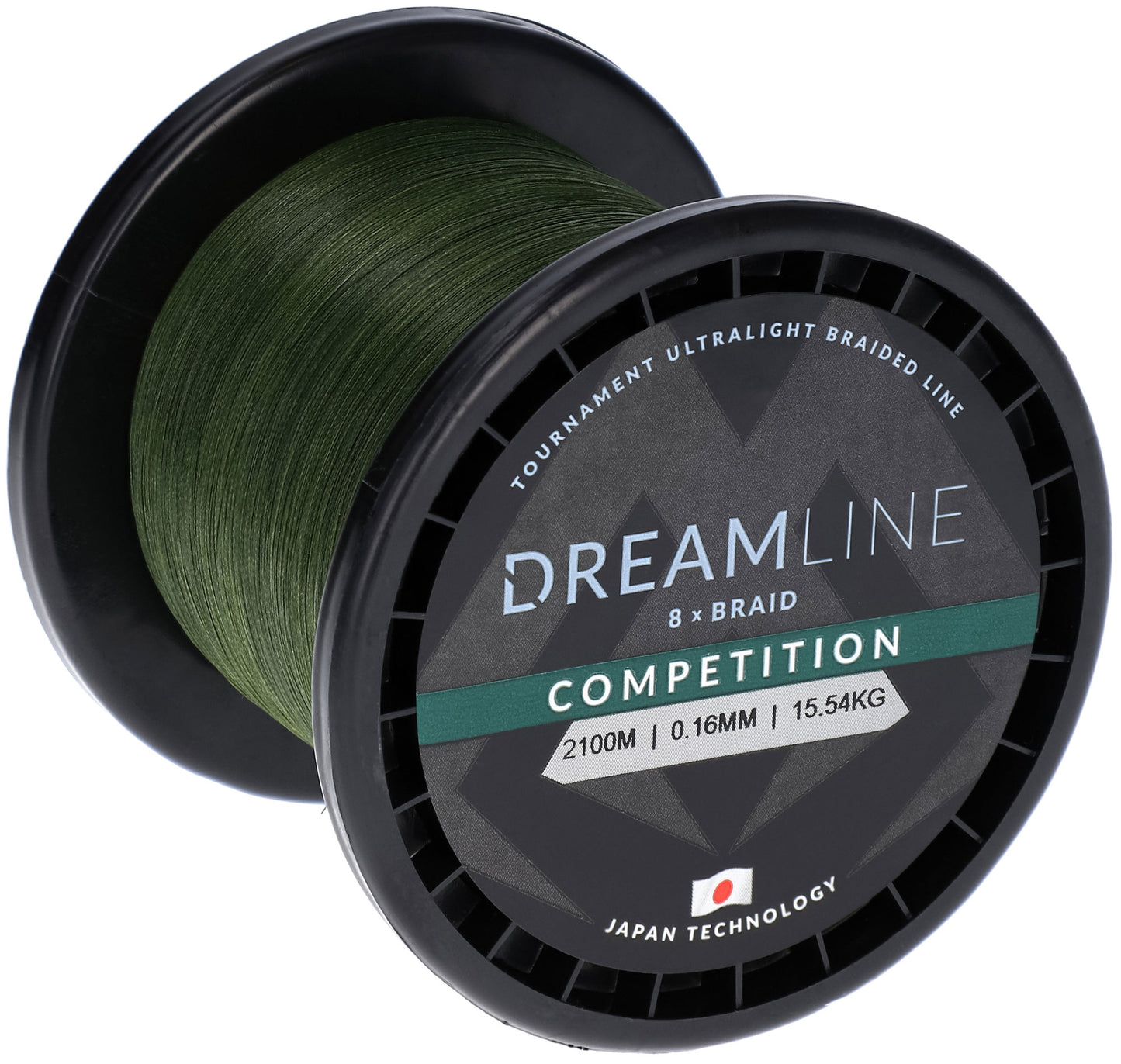 Mikado Geflochtene Schnüre - Dreamline Competition - 0.14mm/12.98kg/2100m - Grün - 1 Spule