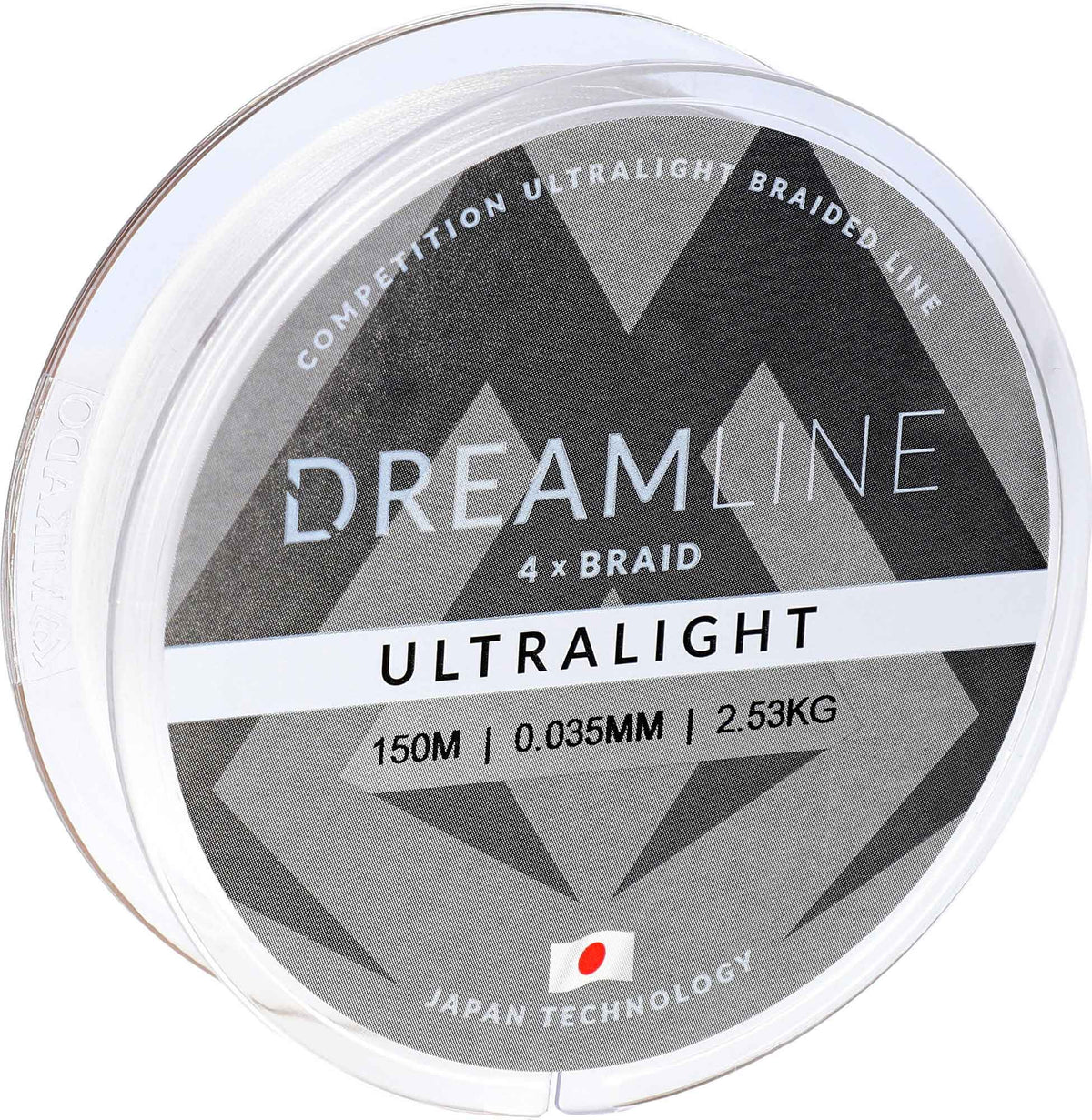 Mikado Geflochtene Schnüre - Dreamline Ultralight - 0.047mm/3.87kg/150m - Weiss - 1 Spule
