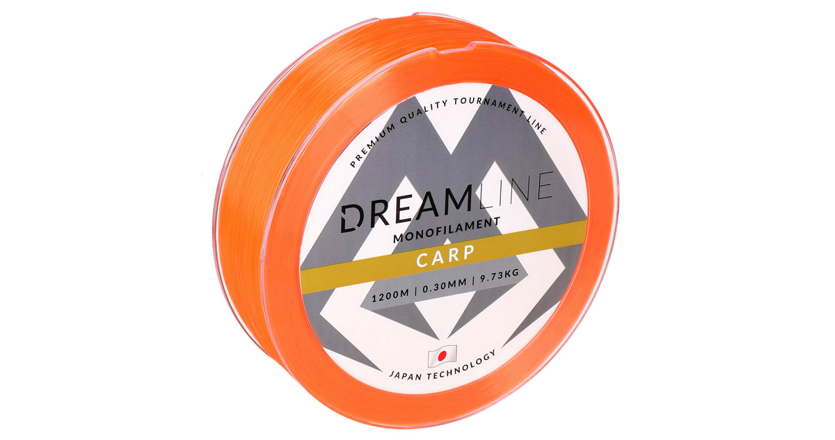 Mikado Schnur - Dreamline Carp - 0.40mm/16.56kg/1200m - Fluo Orange - 1 Spule