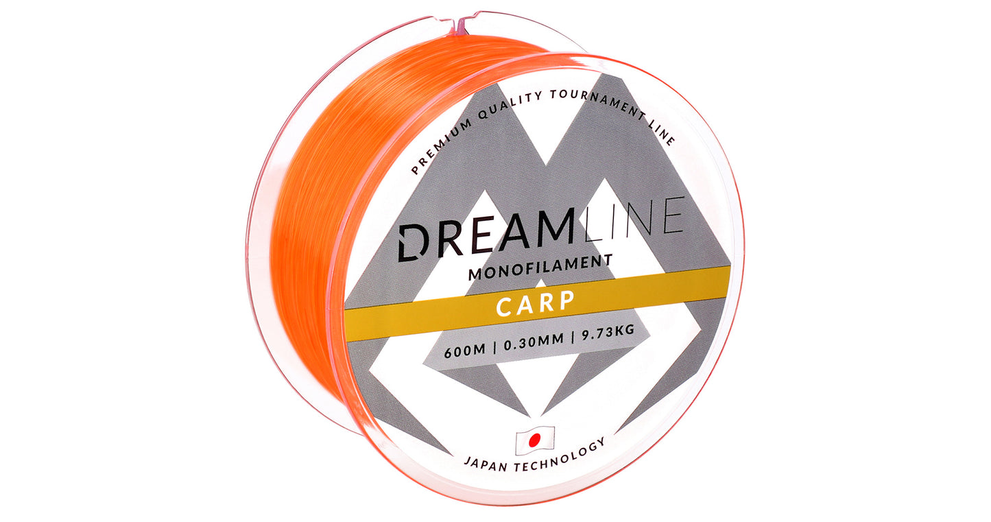 Mikado Schnur - Dreamline Carp - 0.30mm/9.73kg/300m - Fluo Orange - 1 Spule