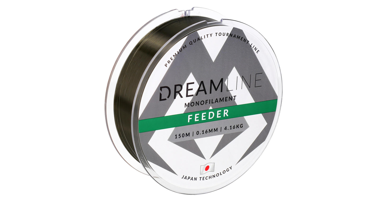 Mikado Schnur - Dreamline Feeder - 0.24mm/7.68kg/150m - Grün - 1 Spule