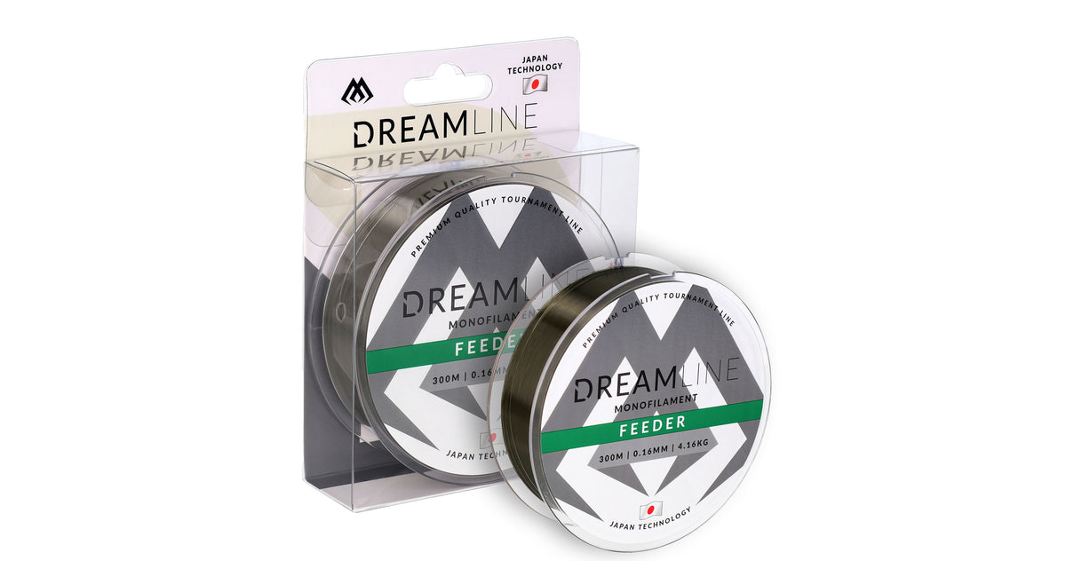 Mikado Schnur - Dreamline Feeder - 0.24mm/7.68kg/300m - Grün - 1 Spule