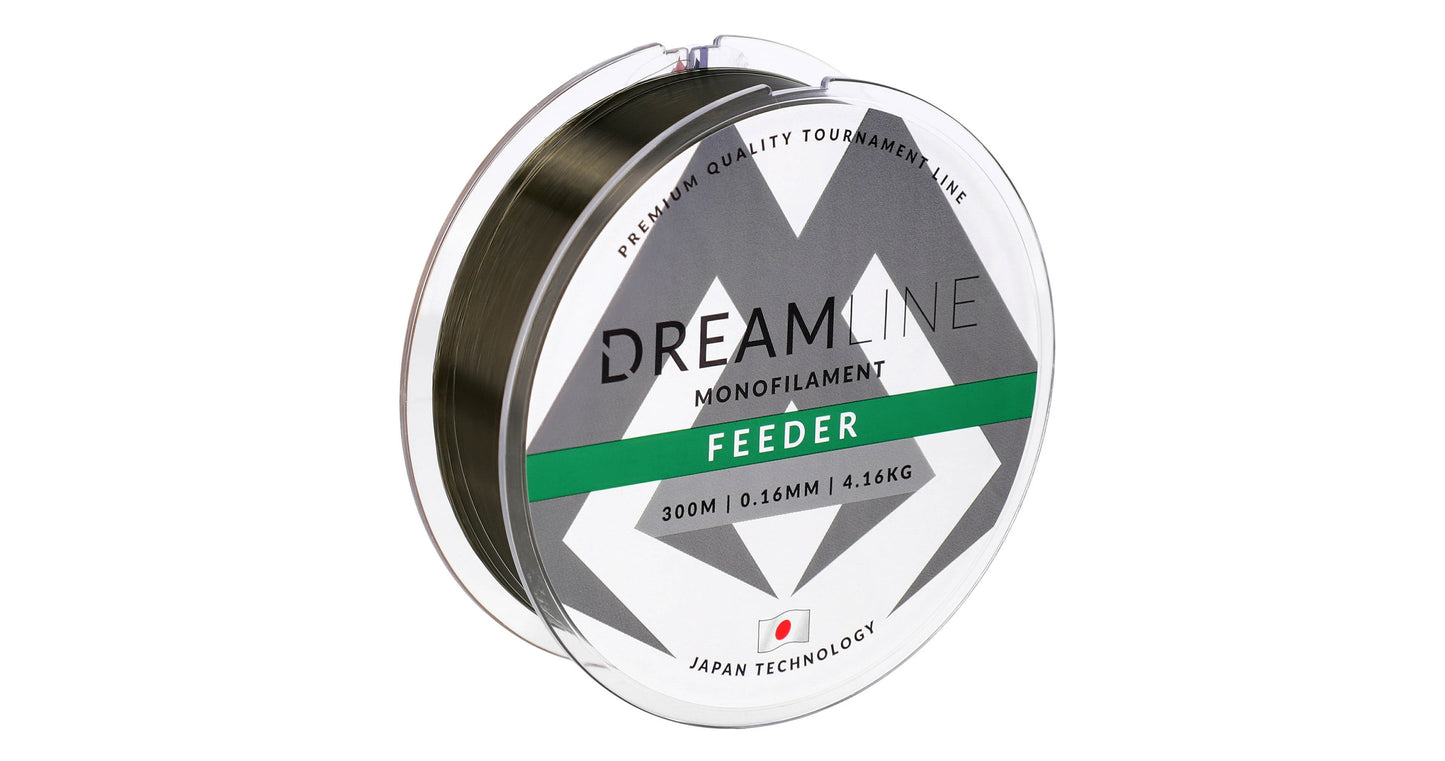 Mikado Schnur - Dreamline Feeder - 0.24mm/7.68kg/300m - Grün - 1 Spule