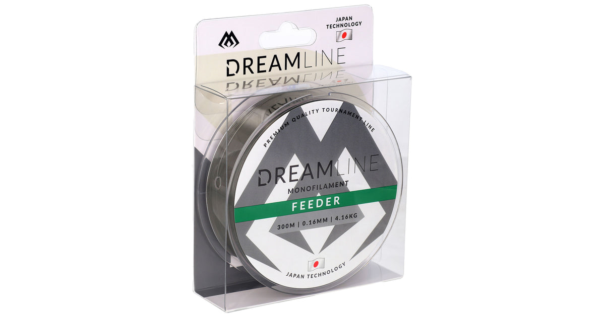 Mikado Schnur - Dreamline Feeder - 0.18mm/5.06kg/300m - Grün - 1 Spule