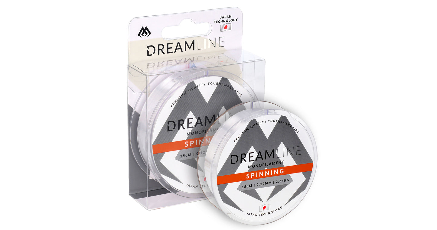 Mikado Schnur - Dreamline Spinning - 0.26mm/8.91kg/150m - Transparent - 1 Spule