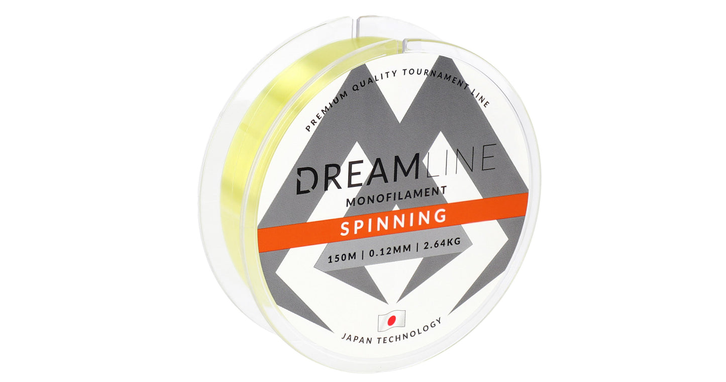 Mikado Schnur - Dreamline Spinning - 0.12mm/2.64kg/150m - Gelb - 1 Spule