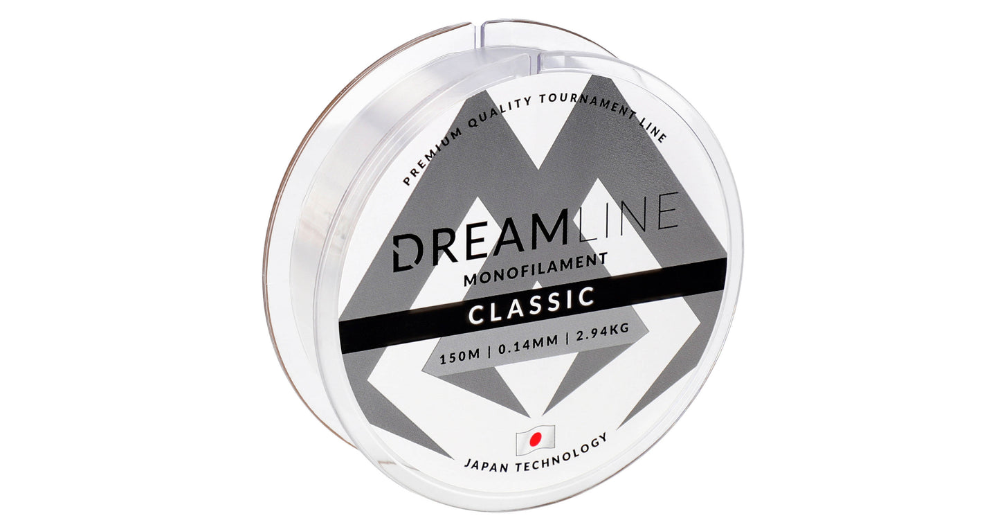 Mikado Schnur - Dreamline Classic - 0.24mm/7.36kg/150m - Transparent - 1 Spule