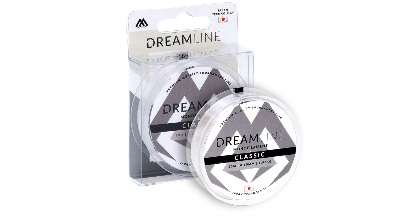 Mikado Schnur - Dreamline Classic - 0.12mm/2.45kg/30m - Transparent - 1 Spule
