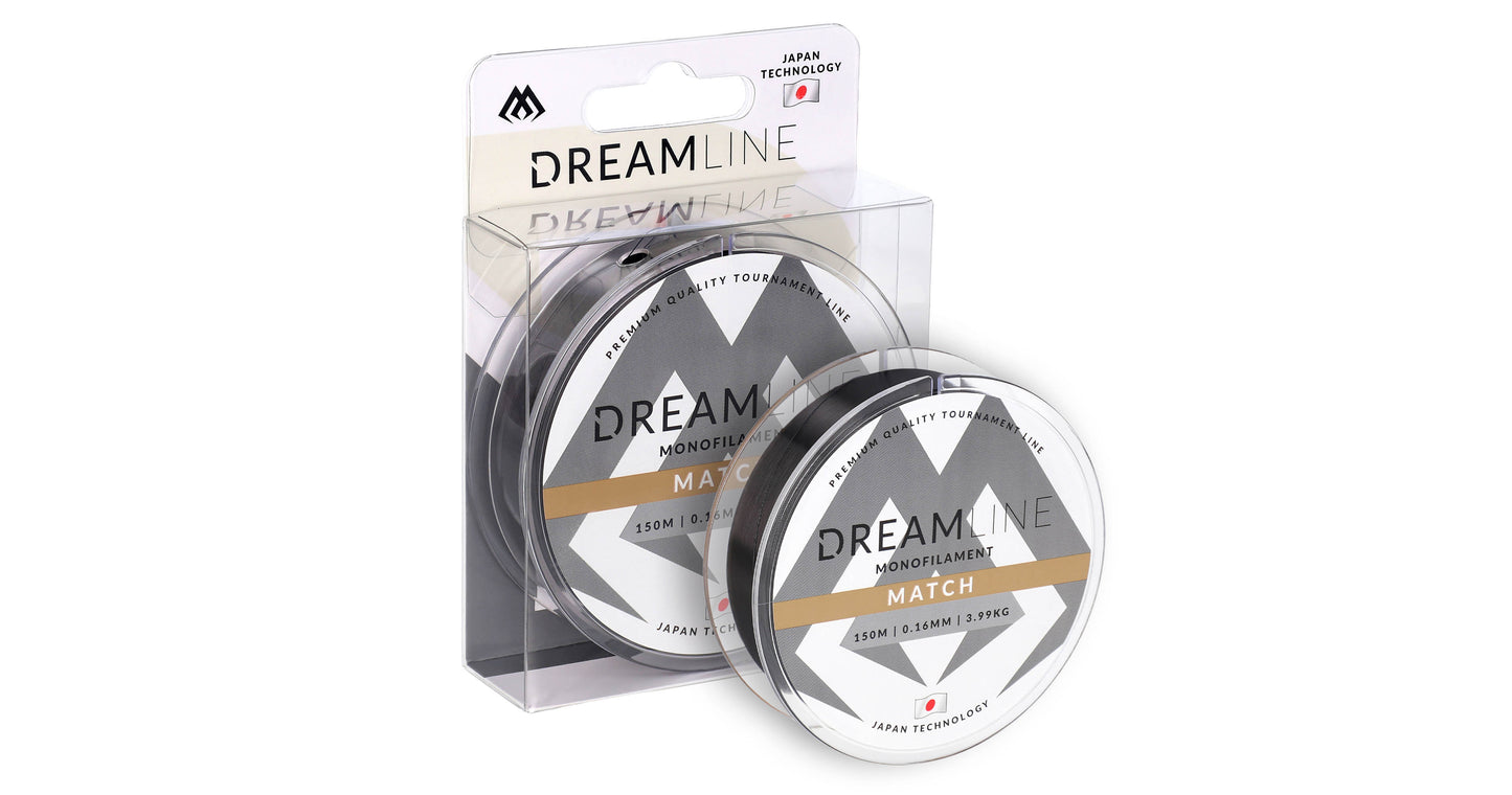 Mikado Schnur - Dreamline Match - 0.24mm/7.36kg/150m - Schwarz - 1 Spule