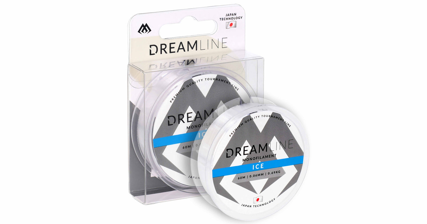 Mikado Schnur - Dreamline Ice - 0.07mm/0.81kg/60m - Transparent - 1 Spule